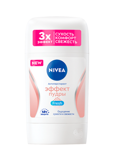 Дезодорант-антиперспирант стик NIVEA Эффект Пудры Fresh, 50 мл