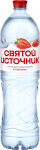 Вода питьевая со вкусом клубники негазированная ТМ Святой Источник