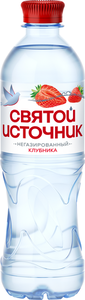 Напиток безалкогольный негазированный со вкусом клубники ТМ Святой Источник
