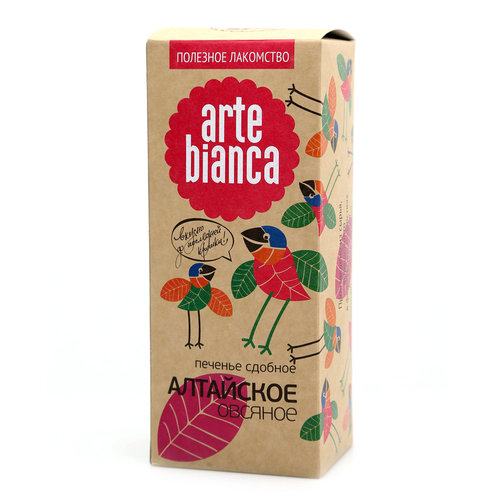 Печенье Arte Bianca сдобное Алтайское овсяное, 290 г