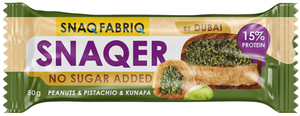 Батончик Snaq Fabriq глазированный с арахисом, фисташкой и хрустящим тестом