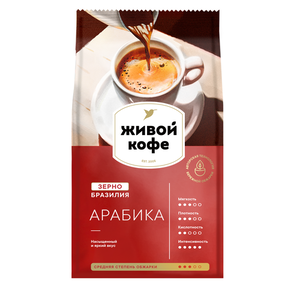 Кофе в зернах Живой Кофе Arabica