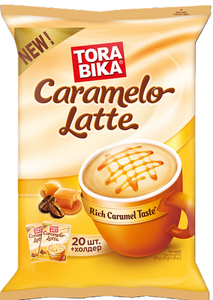 Напиток кофейный Torabika карамельный латте растворимый, 25 г x 20 шт
