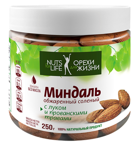 Миндаль Nuts for Life с луком и травами