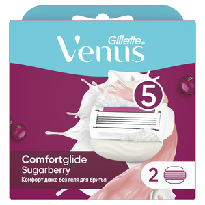 Кассеты сменные Gillette Venus Comfort Gkide Sugarberry, 2 шт