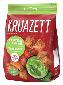 Крипсы Kruazett ржаные томат и базилик