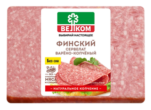 Колбаса Велком сервелат Финский варено-копченый