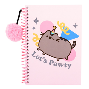 Набор Pusheen блокнот на спирали А5 + наклейки, 48 л