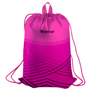 Мешок для обуви Berlingo Pink Geometry, 340 x 460 мм