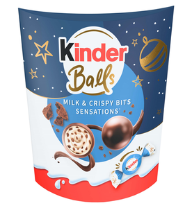 Конфеты Kinder Balls с печеньем и молочной начинкой