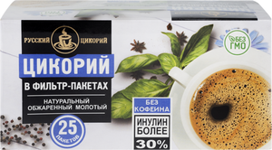 Цикорий жареный Русский Цикорий, 25 пакетиков