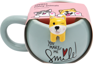 Кружка HomeClub Funny Animals, 350 мл