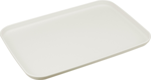 Поднос Idea белый ротанг