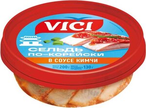 Сельдь по-корейски Vici филе-кусочки в соусе кимчи