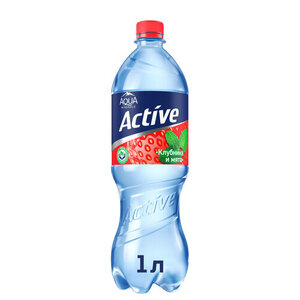 Вода Aqua Minerale Fresh Active с клубникой и мятой негазированная
