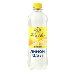 Вода негазированная Aqua Minerale Лимон, 0,5 л