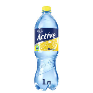 Напиток Безалкогольный Aqua Minerale Актив Цитрус со Вкусом Лимона Пэт (россия) 1L