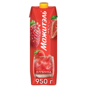 Напиток сывороточно-молочный Мажитель Клубника 0,05% БЗМЖ