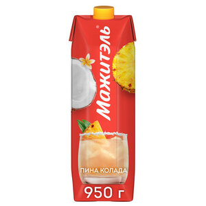 Напиток сывороточно-молочный с яблочным соком и вкусом пина колада ТМ Мажитэль