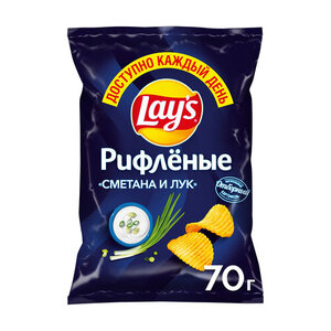Чипсы картофельные Lay's сметана и лук