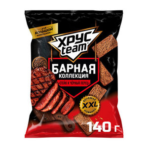 Сухарики ХрусTeam Стейк-Перец