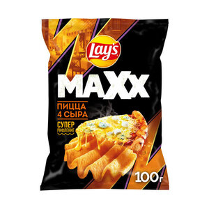 Чипсы Lay's Maxxx Пицца 4 сыра