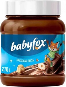 Паста BabyFox шоколадно-ореховая