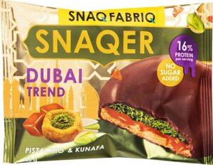 Печенье протеиновое Snaq Fabriq Snaqer фисташка-кунафа