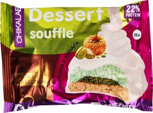 Печенье протеиновое Chikalab фисташковое суфле-кунафа