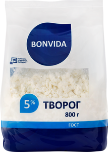 Творог Bonvida 5% бзмж