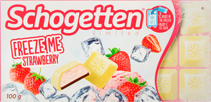 Шоколад белый Schogetten Freeze Me Strawb