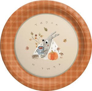 Тарелки бумажные City Home Trade 18 см, 6 шт