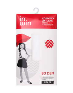 Колготки детские Inwin Kids 80 den белые