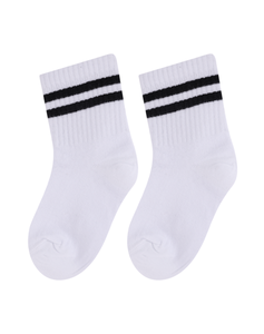 Носки детские Inwin белые с полоской высокая посадка, 3 пары