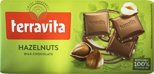 Шоколад молочный Терравита лесной орех