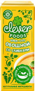Крем-суп овощной со сливками