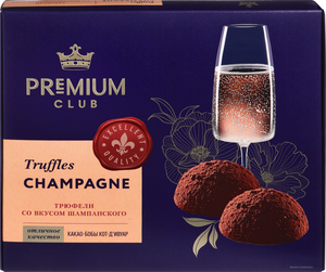 Конфеты Premium Club Трюфели со вкусом шампанского и взрывной карамели