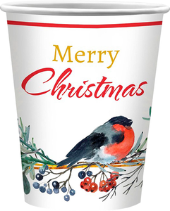 Стаканы бумажные Нд Плэй Зеленая клетка 250 мл, 6 шт