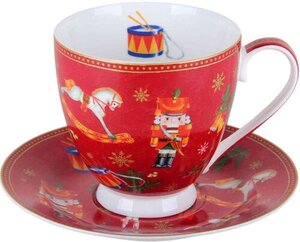 Чайная пара Korall Щелкунчик красная, 440 мл