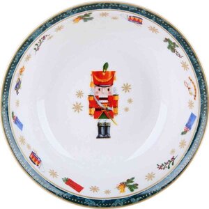 Салатник Korall Щелкунчик зеленый, 15 см