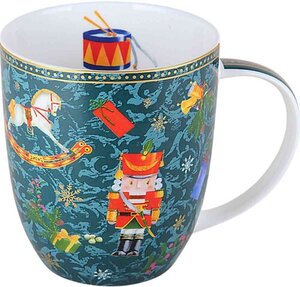 Кружка Korall Щелкунчик зеленая, 420 мл