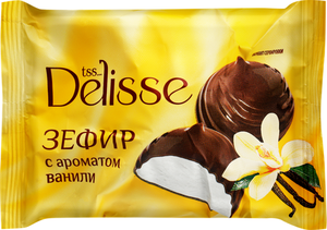 Зефир Delisse с ароматом ванили глазированный