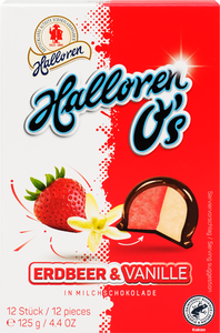 Конфеты шоколадные Halloren Erdbeer & Vanille
