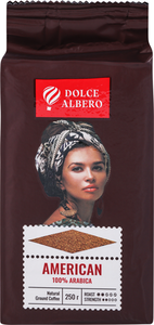 Кофе молотый Dolce Albero American 100% Arabica