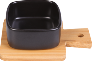 Соусник Homeclub Matt Black на подставке