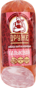 Колбаса варено-копченая Друже Балыковая