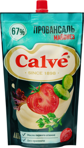 Майонез Calve Провансаль 67%