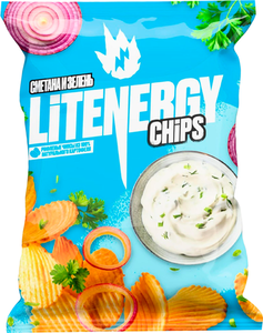 Чипсы картофельные Lit Energy Сметана и зелень