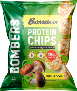Чипсы Bombbar Bombers Белые грибы