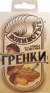 Гренки жареные Волнистые со вкусом грибов и сметаны